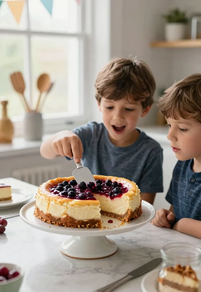 14 Cake Ideas for Brother That Don't Need Piping Skills - 4. No-Bake Cheesecake 1