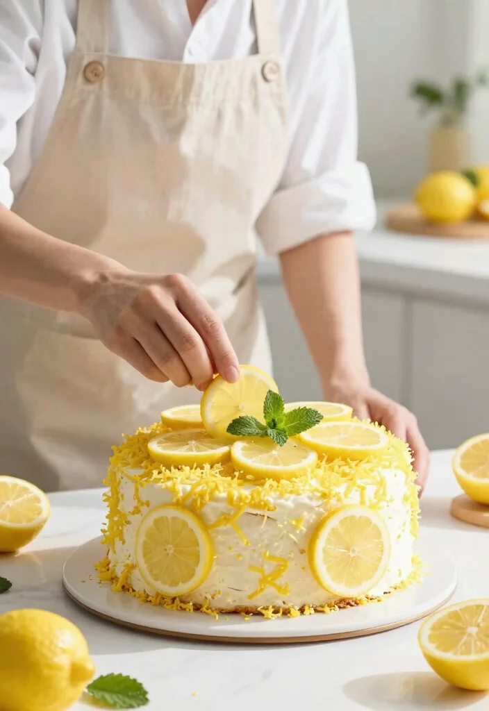 14 Cloud Cake Ideas That Hold Shape Without Buttercream Melting - 3. Lemon Zest Cloud Cake 1