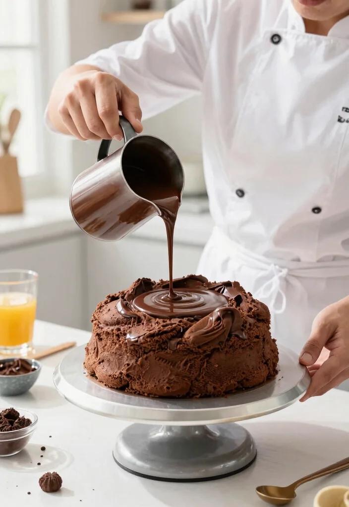 14 Cloud Cake Ideas That Hold Shape Without Buttercream Melting - 4. Chocolate Cloud Cake with Ganache 1