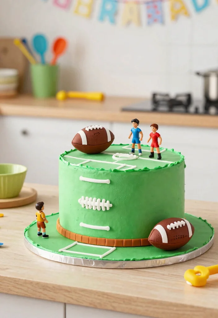 14 Husband Birthday Cake Ideas That Look Harder Than They Are - 1. Sports Lover's Cake 1