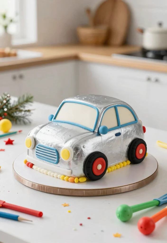 14 Husband Birthday Cake Ideas That Look Harder Than They Are - 7. Car Enthusiast’s Cake 1