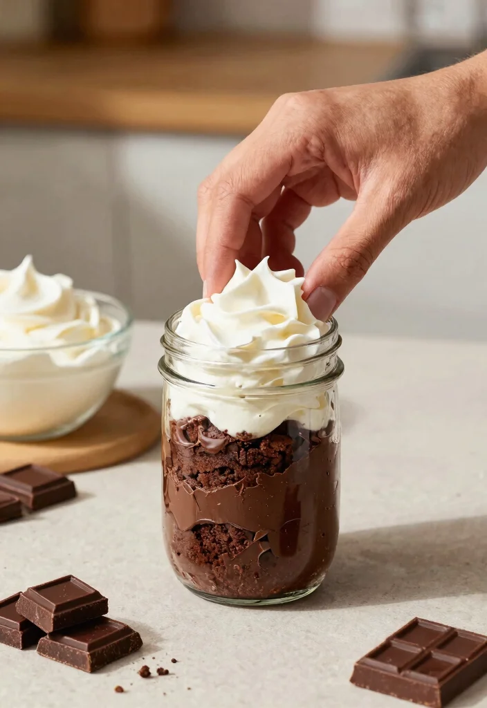 14 Jar Cake Ideas That Layer Without Tipping During Transport - 1. Classic Chocolate Layer Cake in a Jar 1