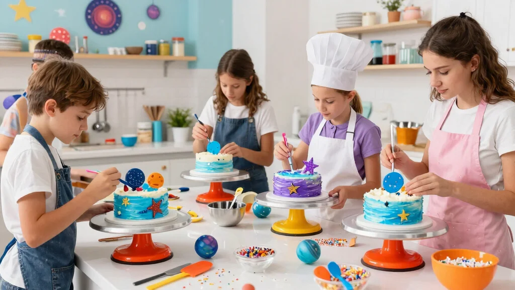 14 Space Cake Ideas With Details That Don't Slide Off