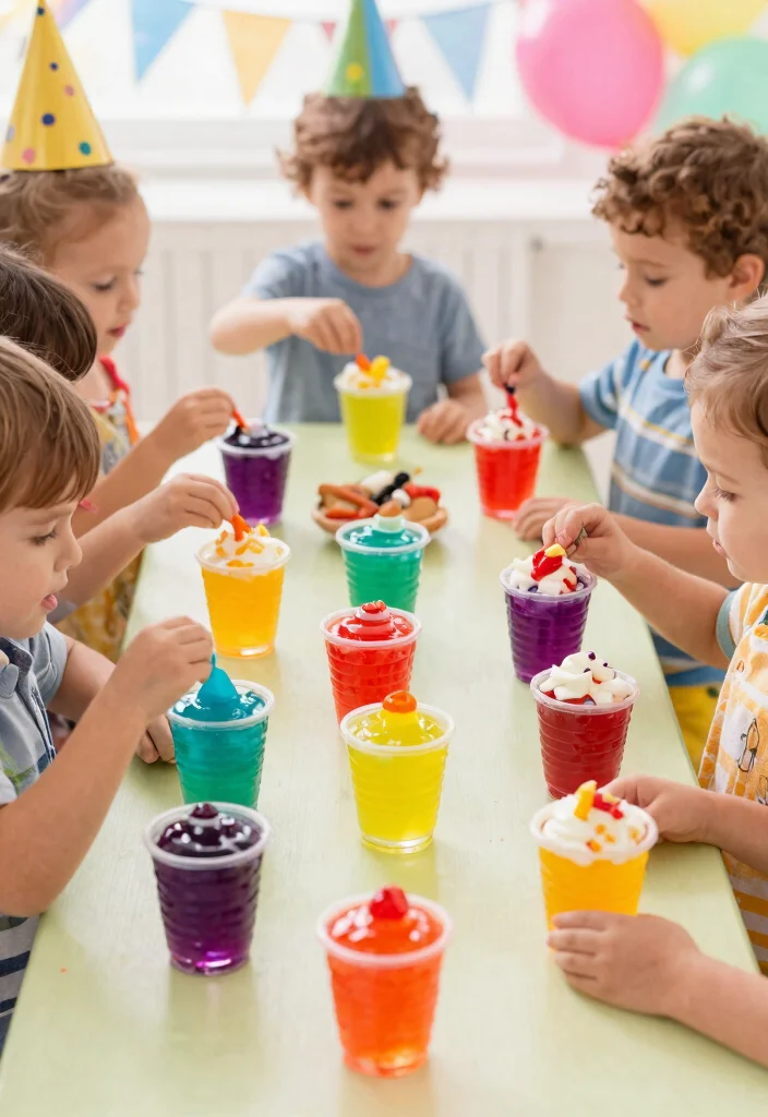 15 Birthday Cake for 2 Year Boy Ideas He Can Eat With His Hands - 12. Gelatin Cake Cups 1