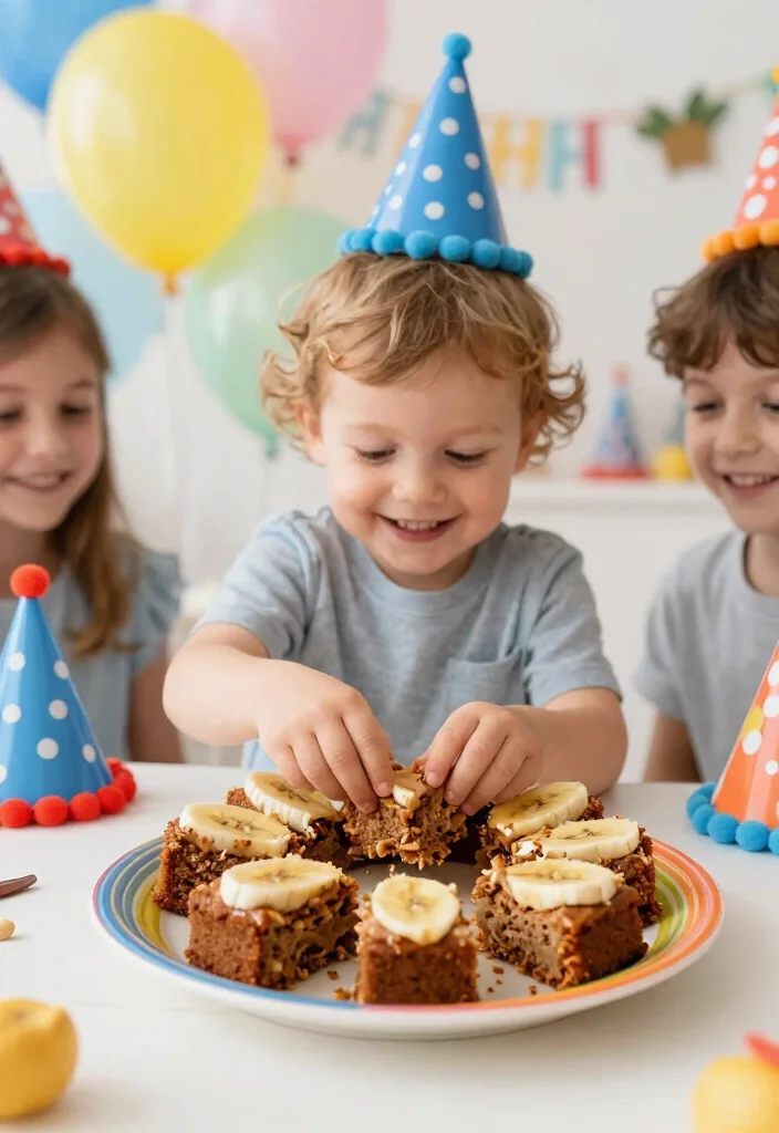 15 Birthday Cake for 2 Year Boy Ideas He Can Eat With His Hands - 2. Peanut Butter Banana Cake 1