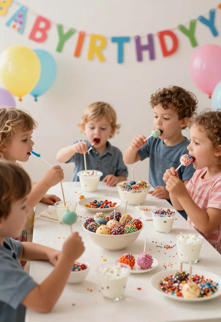 15 Birthday Cake for 2 Year Boy Ideas He Can Eat With His Hands - 3. Yogurt Cake Pops 1