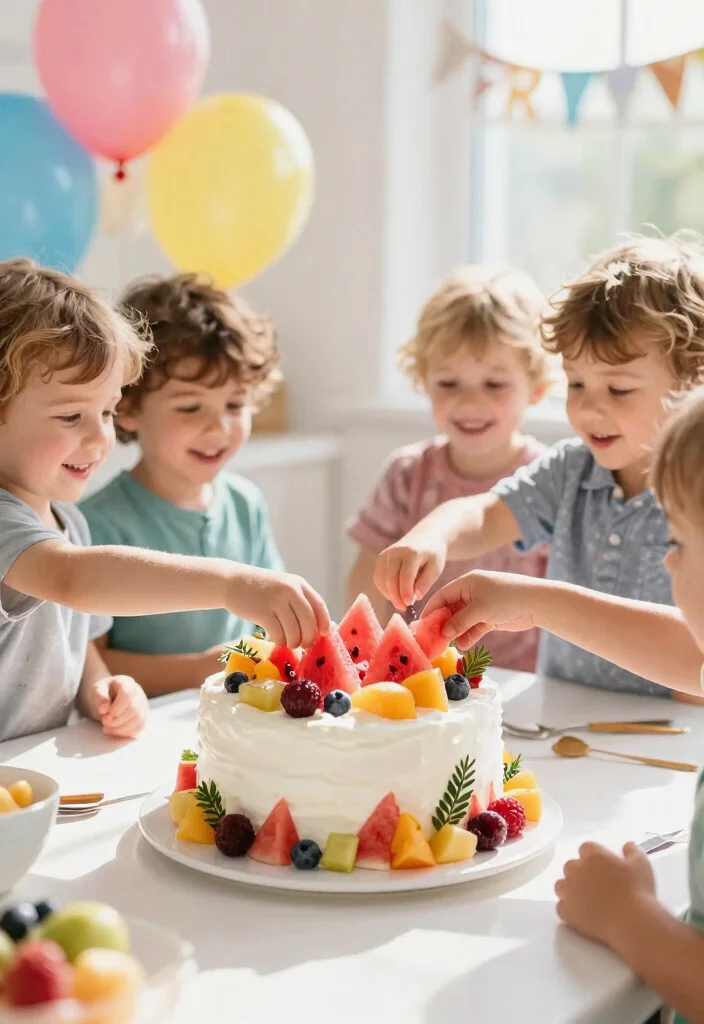 15 Birthday Cake for 2 Year Boy Ideas He Can Eat With His Hands - 9. Watermelon Cake 1