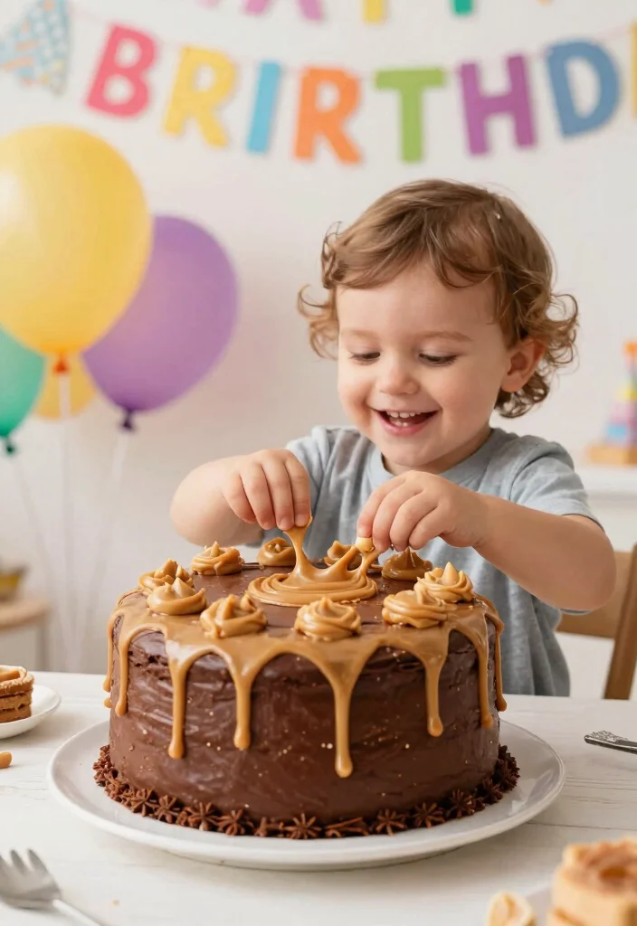 15 Cake Smash Cakes That Survive Being Grabbed and Squeezed - 14. Chocolate Peanut Butter Bliss Cake 1