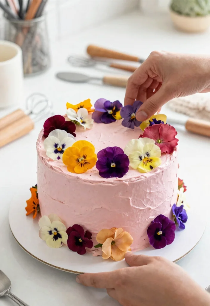 15 Pink Birthday Cake Ideas That Stay True Color Without Bleeding Into White Layers - 3. Floral Pink Wonder 1