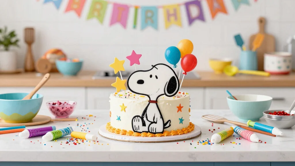 15 Snoopy Birthday Cake Ideas That Don't Need Drawing Skills