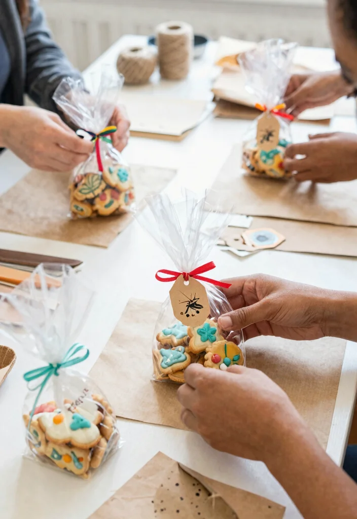 18 Cookie Cake Gift Packaging Ideas That Keep Decorated Cookies From Breaking - 5. Biodegradable Cellophane Bags 1