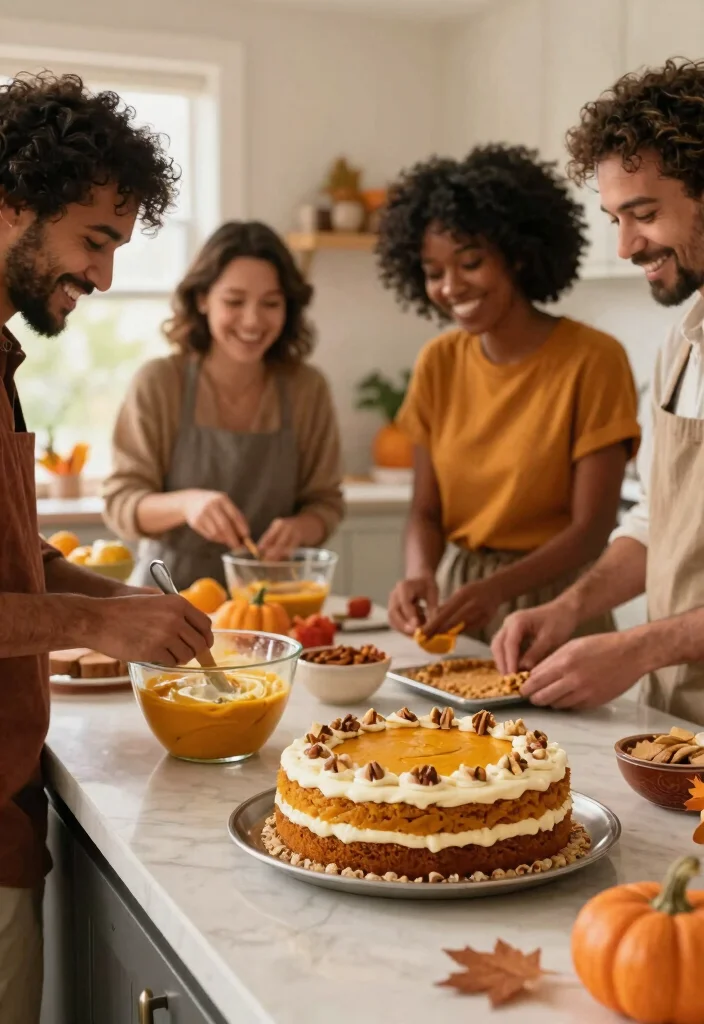 18 Easy Birthday Cake Ideas for Beginners With No Special Tools - 11. No-Bake Pumpkin Spice Cake 1