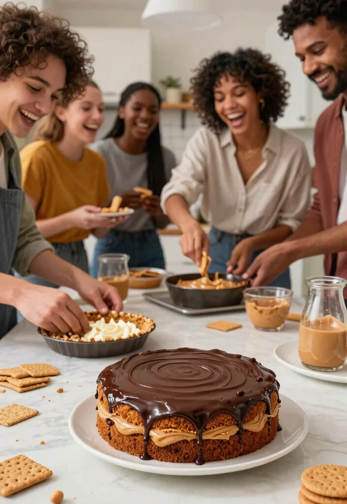 18 Easy Birthday Cake Ideas for Beginners With No Special Tools - 14. Peanut Butter Cup Cake 1