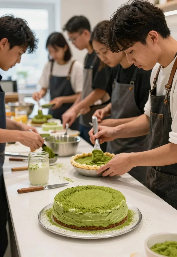 18 Easy Birthday Cake Ideas for Beginners With No Special Tools - 17. No-Bake Matcha Cake 1