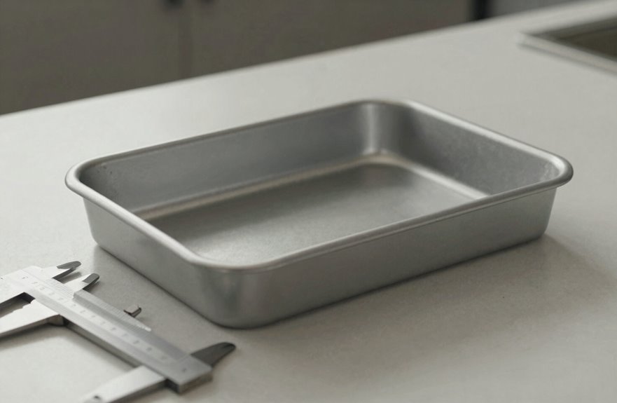 What Are the Dimensions of a Sheet Cake Pan? 3 actual bottom dimensions not label