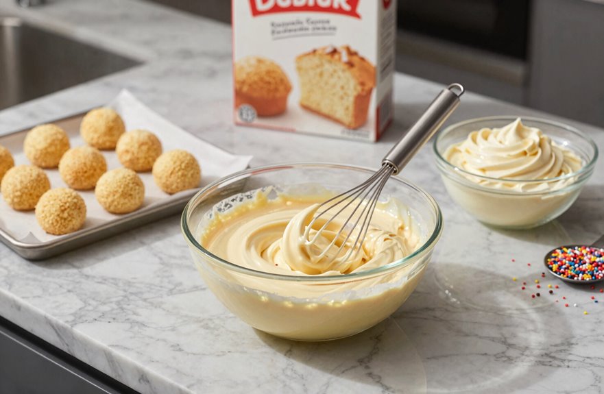 box cake mix frosting coating sticks