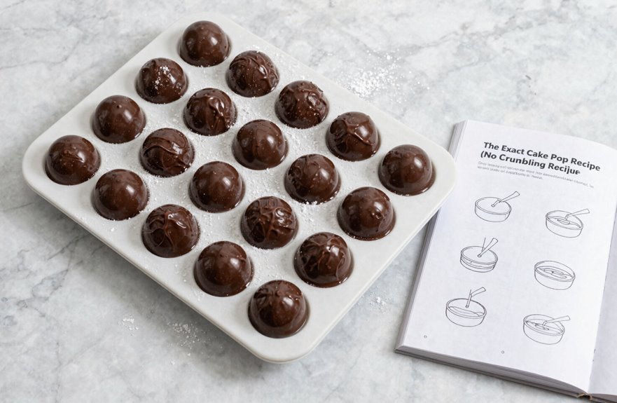cake pops mold method yields consistency