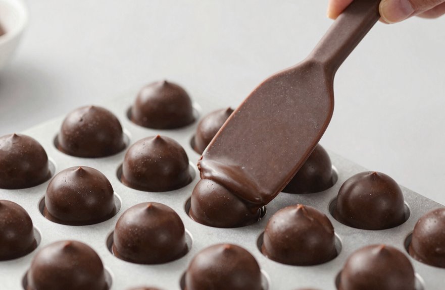 chocolate dipped glossy pops set