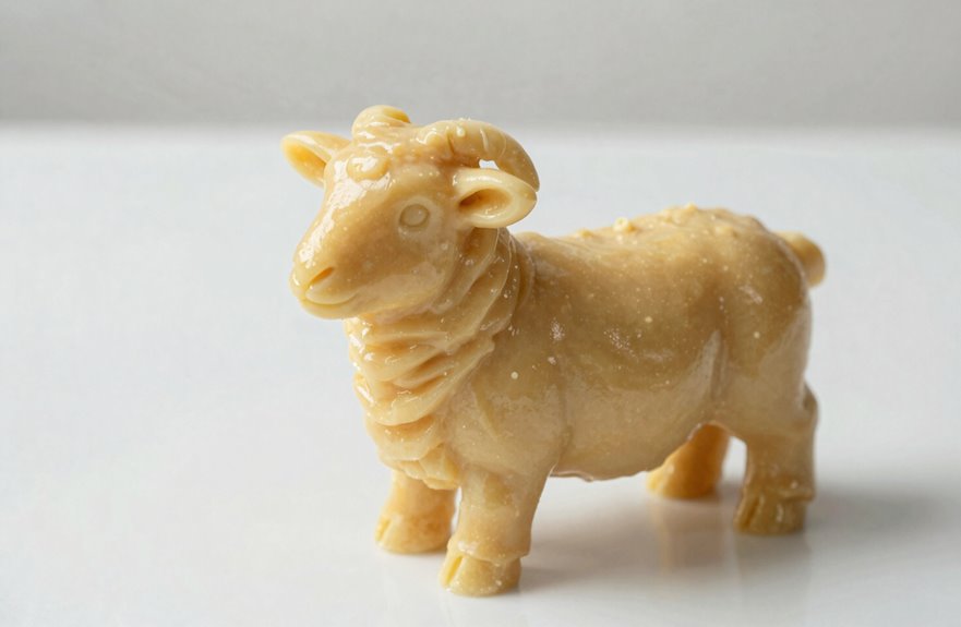 dense structured lamb cake batter stability