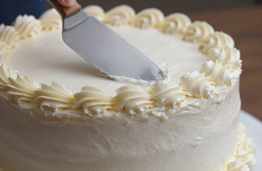 How to Put Frosting on a Cake for Smooth Results 5 smooth cold seamless buttercream finish