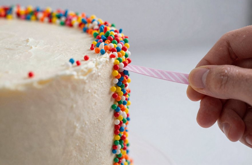 wrap and press sprinkle technique