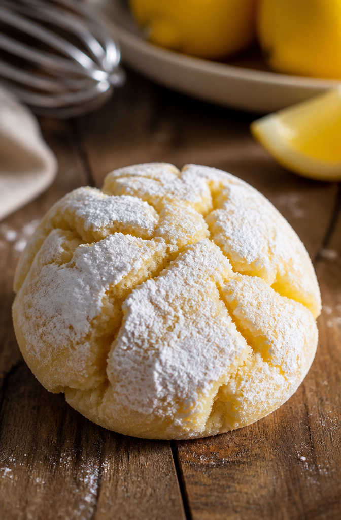Lemon Crinkle Cookies with Steps and Tips for 2026 2 A close-up of lemon crinkle cookies highlighting their powdered sugar coating.