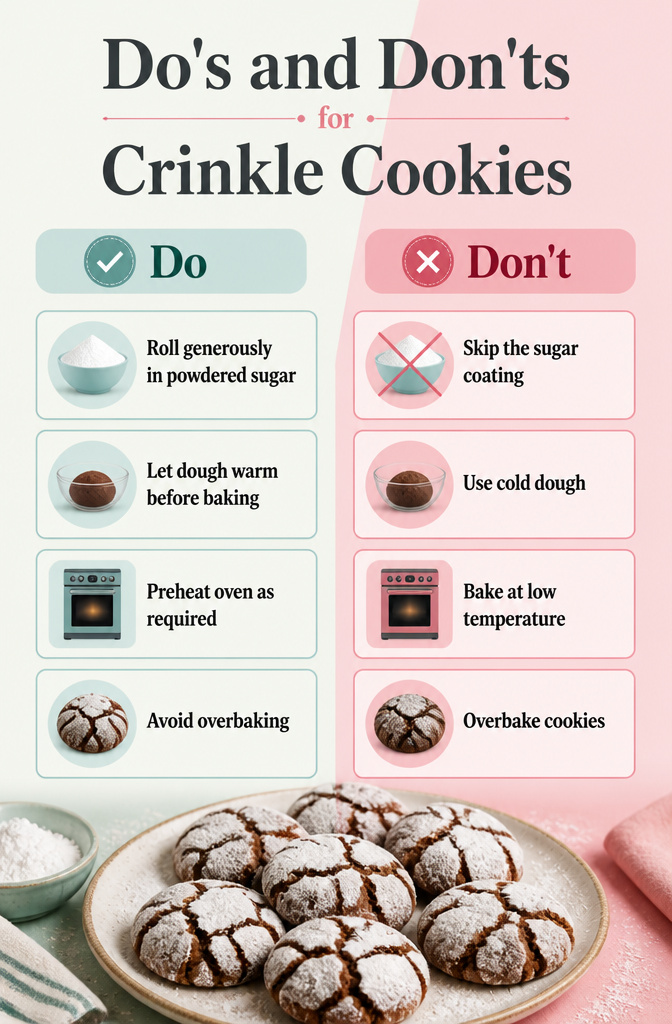 Lemon Crinkle Cookies with Steps and Tips for 2026 10 A list of do's and don'ts for making successful lemon crinkle cookies.